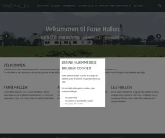 Fanohallen.dk(Velkommen) Screenshot