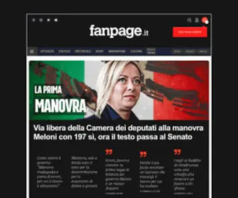 Fanpage.it(Tutte le news di oggi dall'Italia e dal Mondo) Screenshot