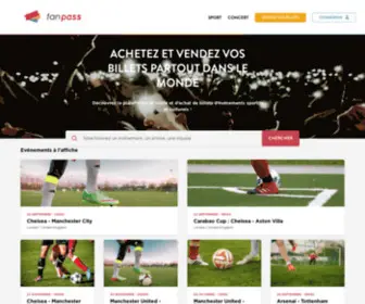 Fanpass.fr(Achetez et Vendez vos Billets en Ligne) Screenshot