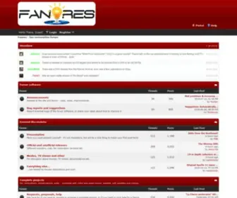 Fanres.com(Fan Restoration Forum) Screenshot