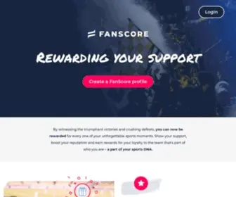 Fanscore.com(Home) Screenshot