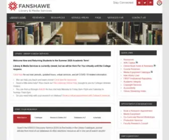 Fanshawelibrary.com(Library Home) Screenshot