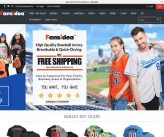 Fansidea.com(Custom Jerseys Baseball) Screenshot