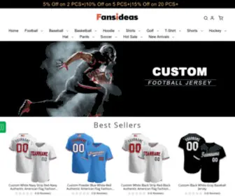 Fansideas.com(Custom Jerseys) Screenshot