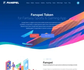 Fanspel.io(Fantasy Sports Utility Token) Screenshot