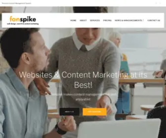 Fanspike.com(Intense web design multipurpose template) Screenshot