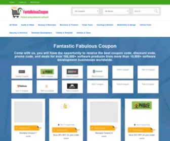 Fantabulouscoupon.com(Best Software Coupons) Screenshot