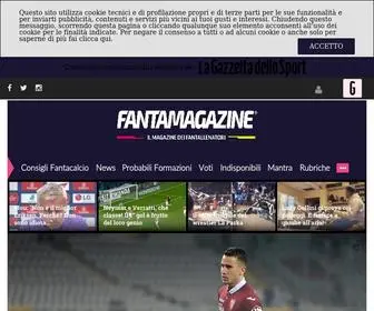 Fantamagazine.com(Il magazine ufficiale sui consigli fantacalcio) Screenshot