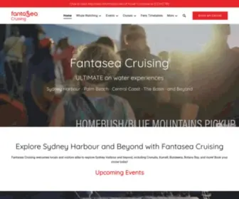 Fantasea.com.au(Sydney Harbour Sightseeing Cruises & More) Screenshot