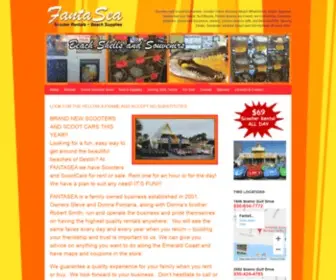 Fantaseascooters.com(FantaSea Scooters Rentals and Sales) Screenshot
