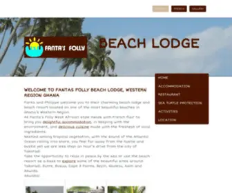 Fantasfollyghana.com(Our beach resort) Screenshot