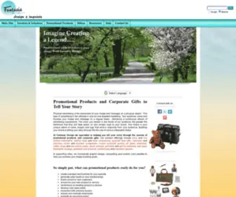 Fantasiadesign.com(Promotional Products) Screenshot