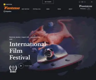 Fantasiafestival.com(Fantasia Festival) Screenshot