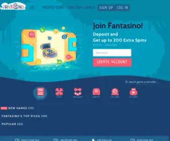 Fantasino.com Screenshot