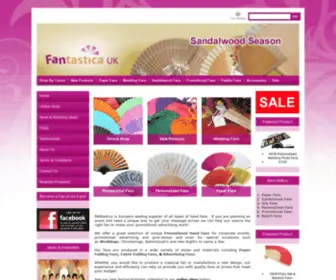 Fantastica-UK.co.uk(Paper Fans) Screenshot