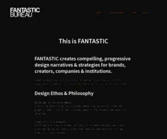 Fantasticbureau.com(Bureau for progressive design narratives) Screenshot