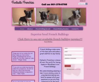 FantasticFrenchies.com(French Bulldogs) Screenshot