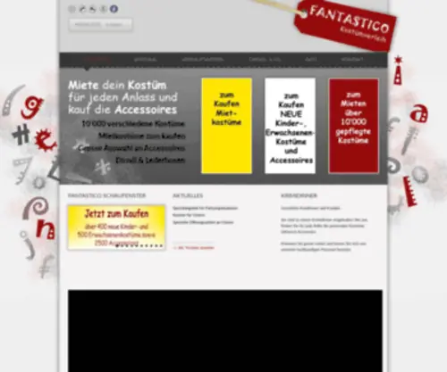 Fantastico-Kostueme.ch(Kostümverleih) Screenshot