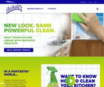 Fantastikcleaners.com(Fight through kitchen grease with fantastik®) Screenshot