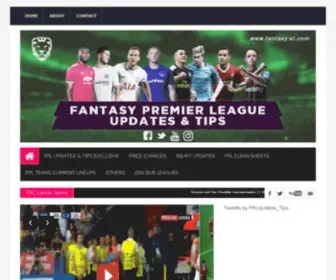 Fantasy-UT.com(FPL Updates & Tips) Screenshot