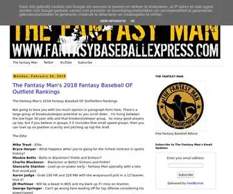 Fantasybaseballexpress.com(Fantasy Baseball Express) Screenshot