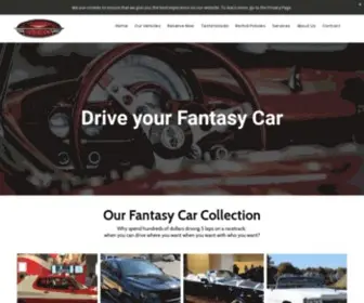 Fantasycarrentals.com(Drive Your Fantasy Car) Screenshot