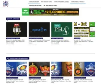 FantasycricketWorld.com(Fantasy Cricket World) Screenshot