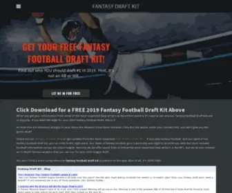 Fantasydraftkit.net(Fantasy Draft Kit) Screenshot