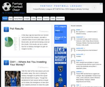 Fantasyfootballcheat.co.uk(Fantasy Football Cheat) Screenshot