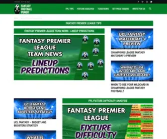 Fantasyfootballpundit.com Screenshot