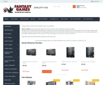 Fantasygames-Southbend.com(Fantasy Games) Screenshot