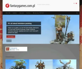 Fantasygames.com.pl(All about miniature painting) Screenshot