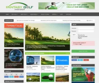 Fantasygolfinsider.com(Fantasy Golf Insider) Screenshot