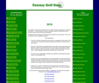 Fantasygolfstats.com(Fantasy Golf Stats) Screenshot