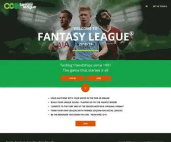 Fantasyleague.com(Fantasy League is the original auction) Screenshot