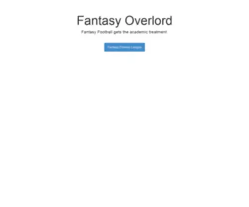 Fantasyoverlord.com(Fantasy Overlord) Screenshot