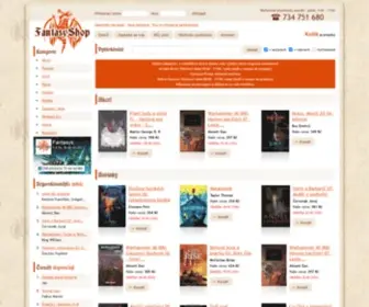 Fantasyshop.cz(Kniha, komiks, hra, dvd, cd | Tolkien, Sapkowski, Gemmel, Goodkind, Jordan a další) Screenshot