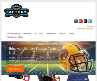 Fantasysportsfactory.com(Fantasy Football Logos) Screenshot