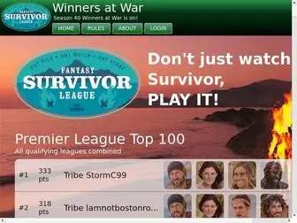 Fantasysurvivorleague.com(Fantasy Survivor League) Screenshot