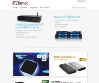 Fantec.de(Unterhaltungselektronik) Screenshot