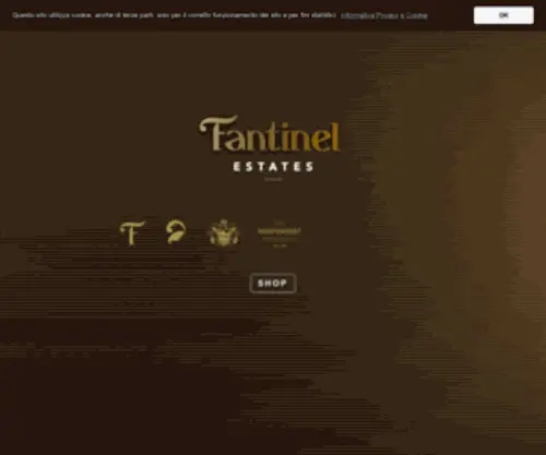 Fantinel.com(Vini friulani del collio) Screenshot
