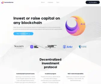 Fantomstarter.io(Invest or raise capital on any blockchain) Screenshot