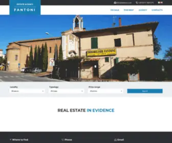 Fantoni.com(Agenzia Immobiliare a Siena) Screenshot