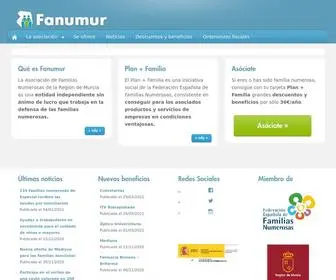 Fanumur.org(Familias numerosas Murcia) Screenshot
