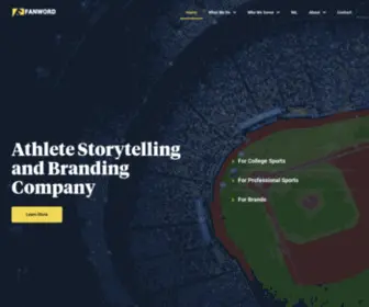 Fanword.com(Storytelling & Creative Agency For Sports Teams & Brands) Screenshot