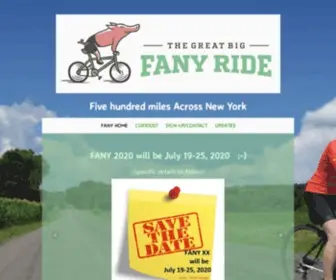 Fanyride.com(The 20th FANY Ride is cancelled due to COVID) Screenshot