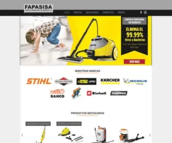 Fapasisa.com.py(Fabrica Paraguaya de Sierras S.A) Screenshot