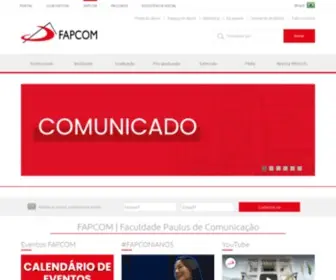 Fapcom.edu.br(Faculdade de Comunicação) Screenshot
