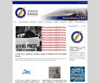 Fape.es(Federación de Asociaciones de Periodistas de España) Screenshot