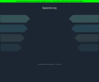 Fapenet.org(Fapenet) Screenshot